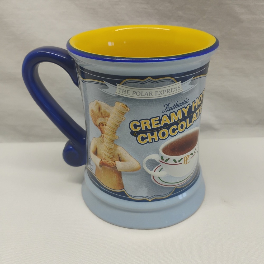Polar Express Authentic Creamy Hot Chocolate Mug Coffee Tea Warner Bros